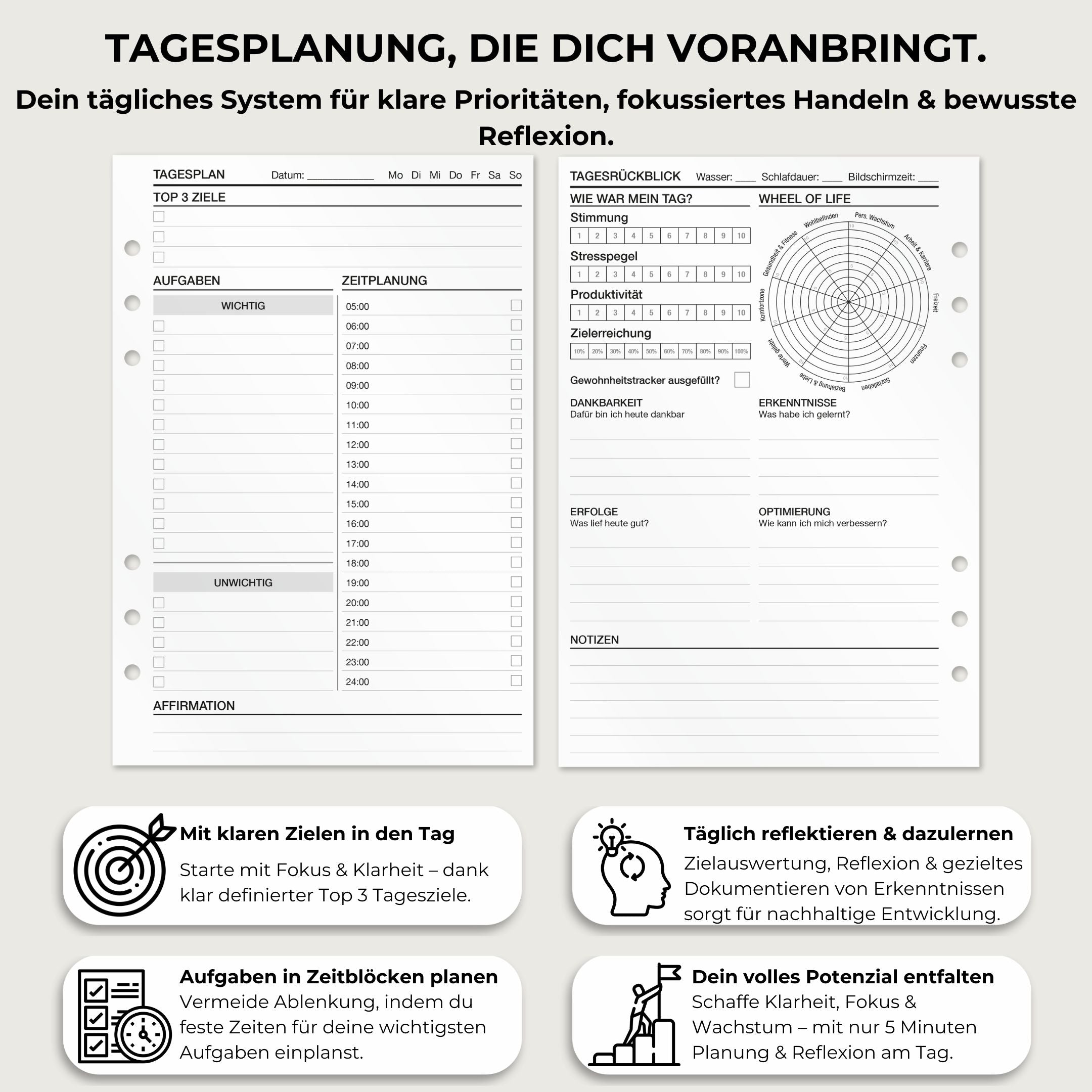 Einlagen-Bundle: 3 Monate Planung