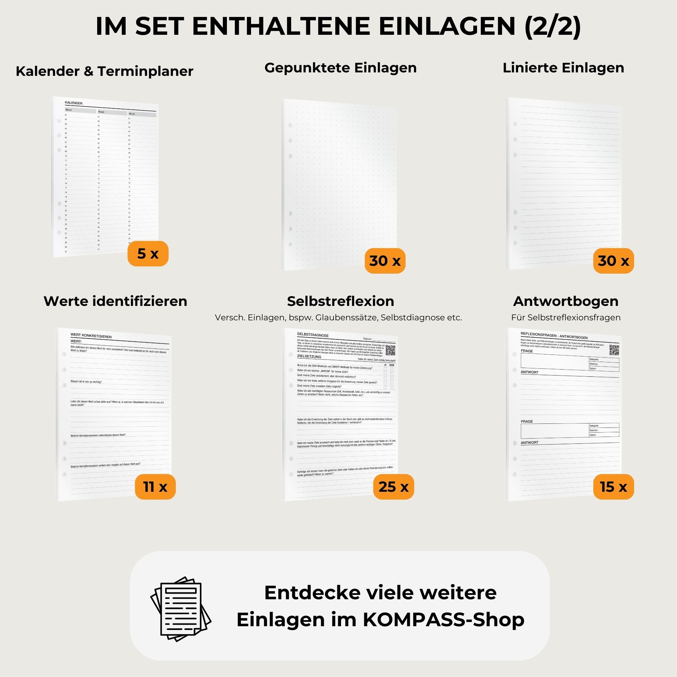 Ringbuchplaner - Journaling-Set