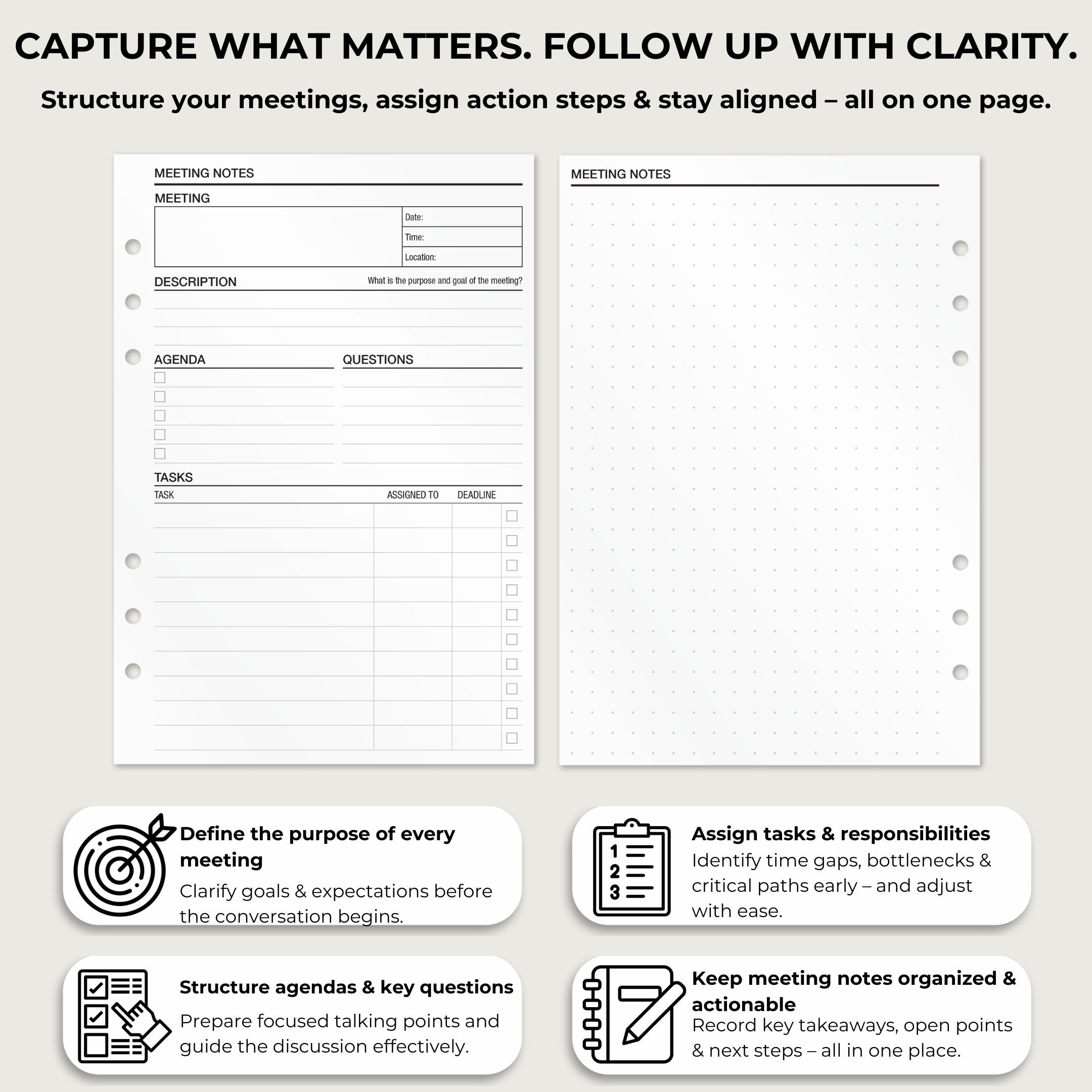 Meeting Notes - Insert Sheets (English)