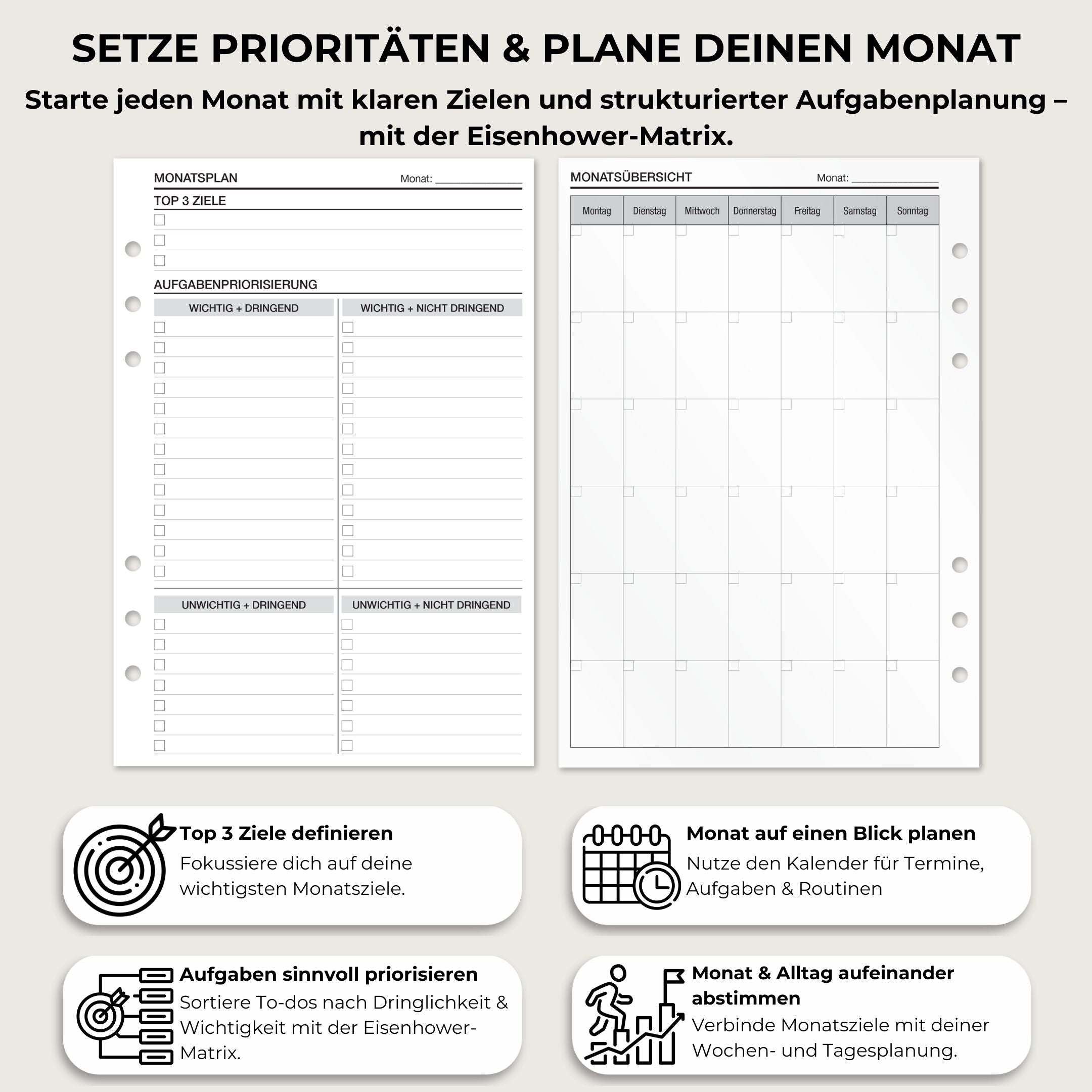 Einlagen-Bundle: 3 Monate Planung