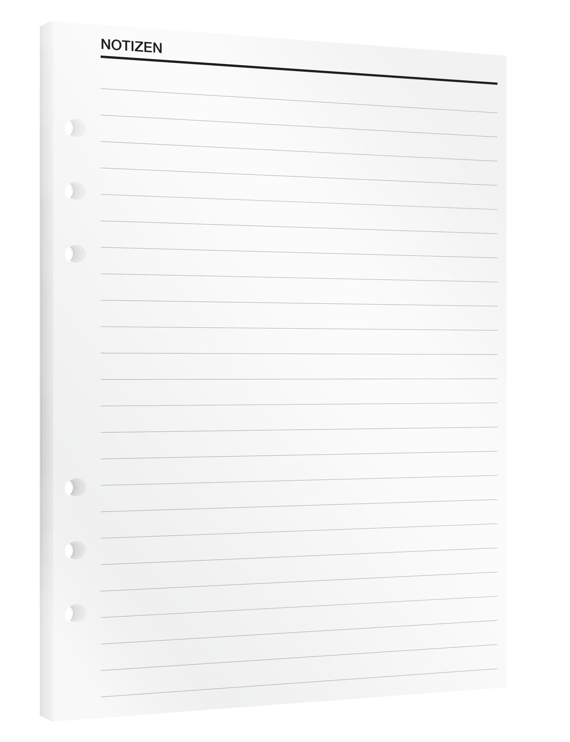 Notizen - Einlagen (Deutsch)
