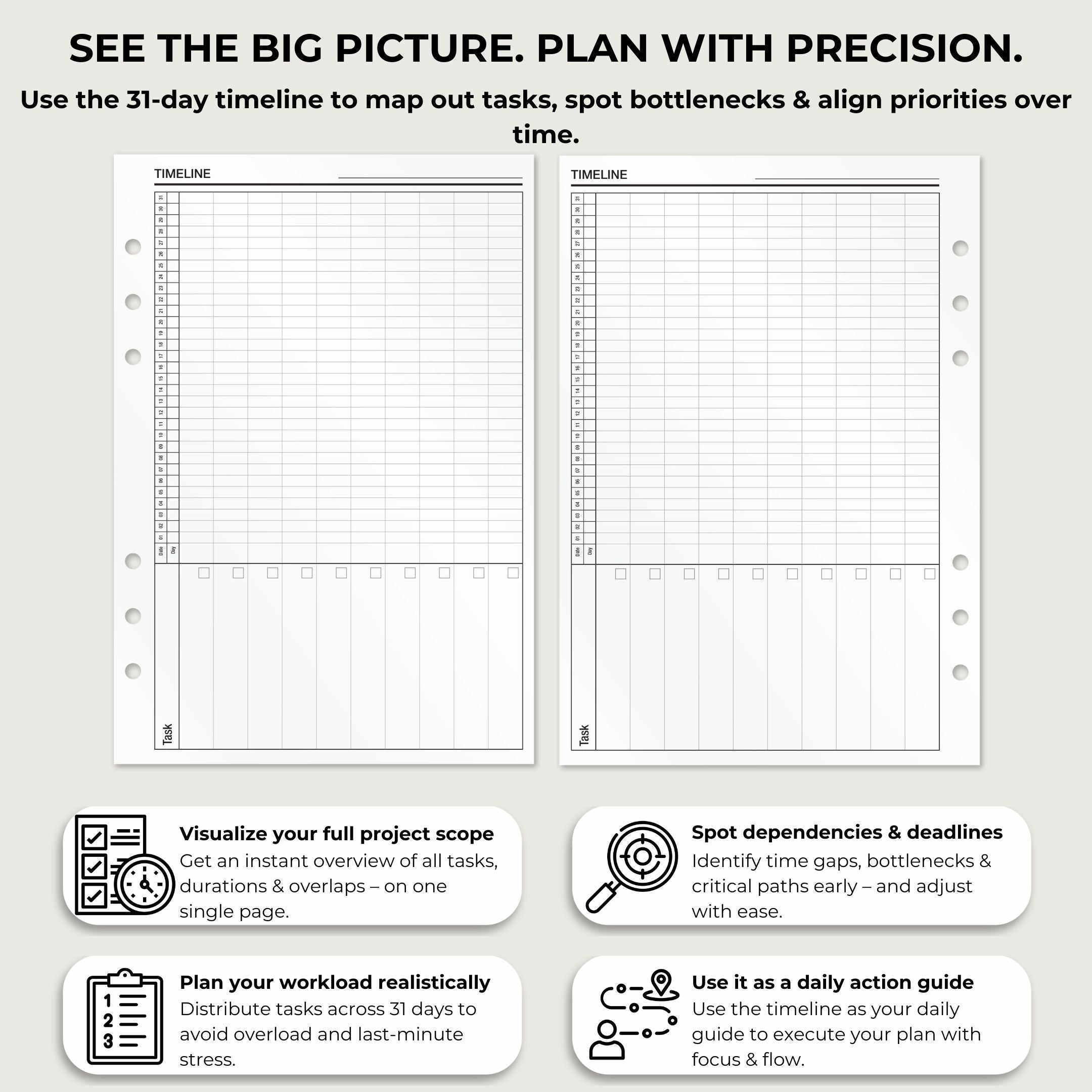 Project Planning - Insert Sheets (English)