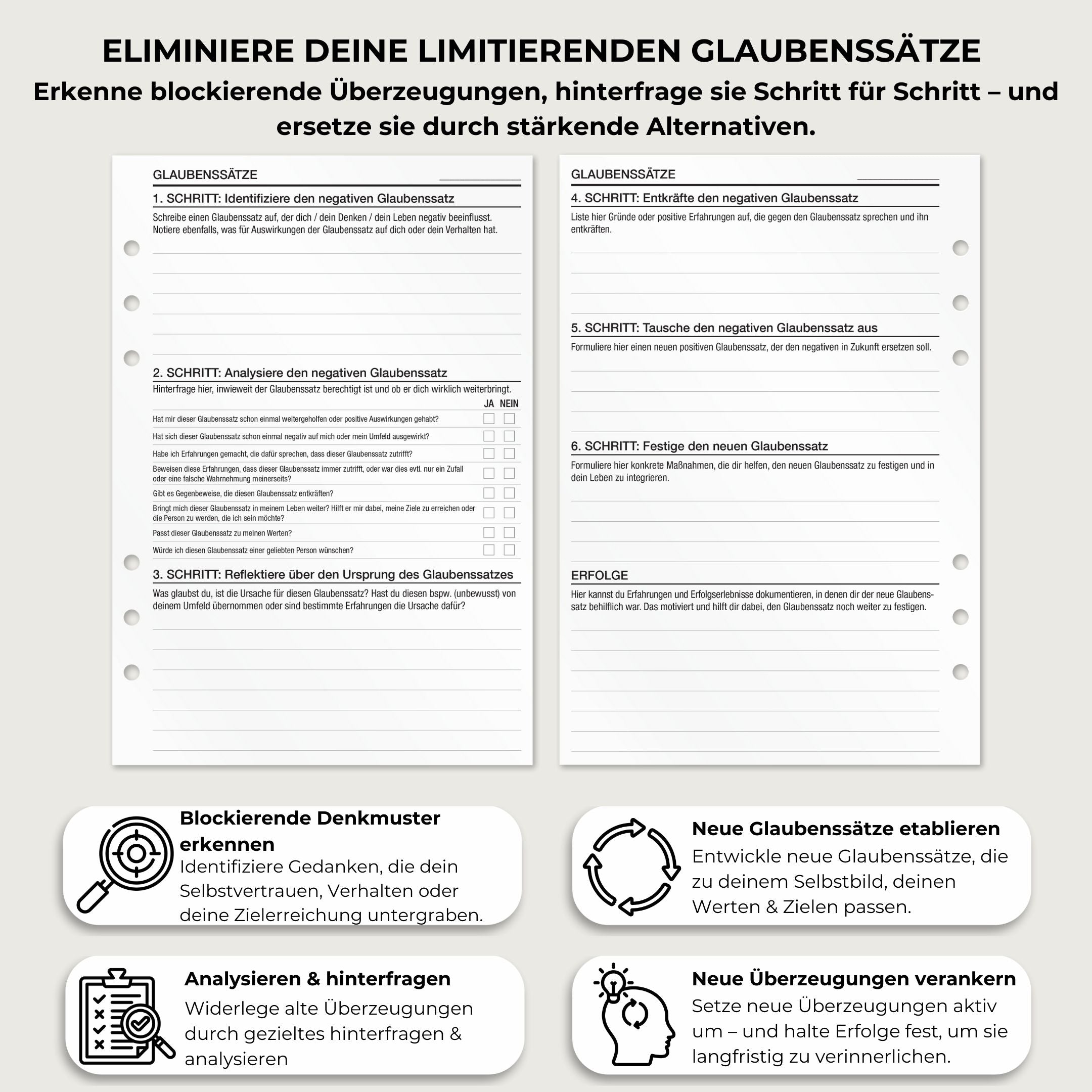 Reflexion - Einlagen (Deutsch)