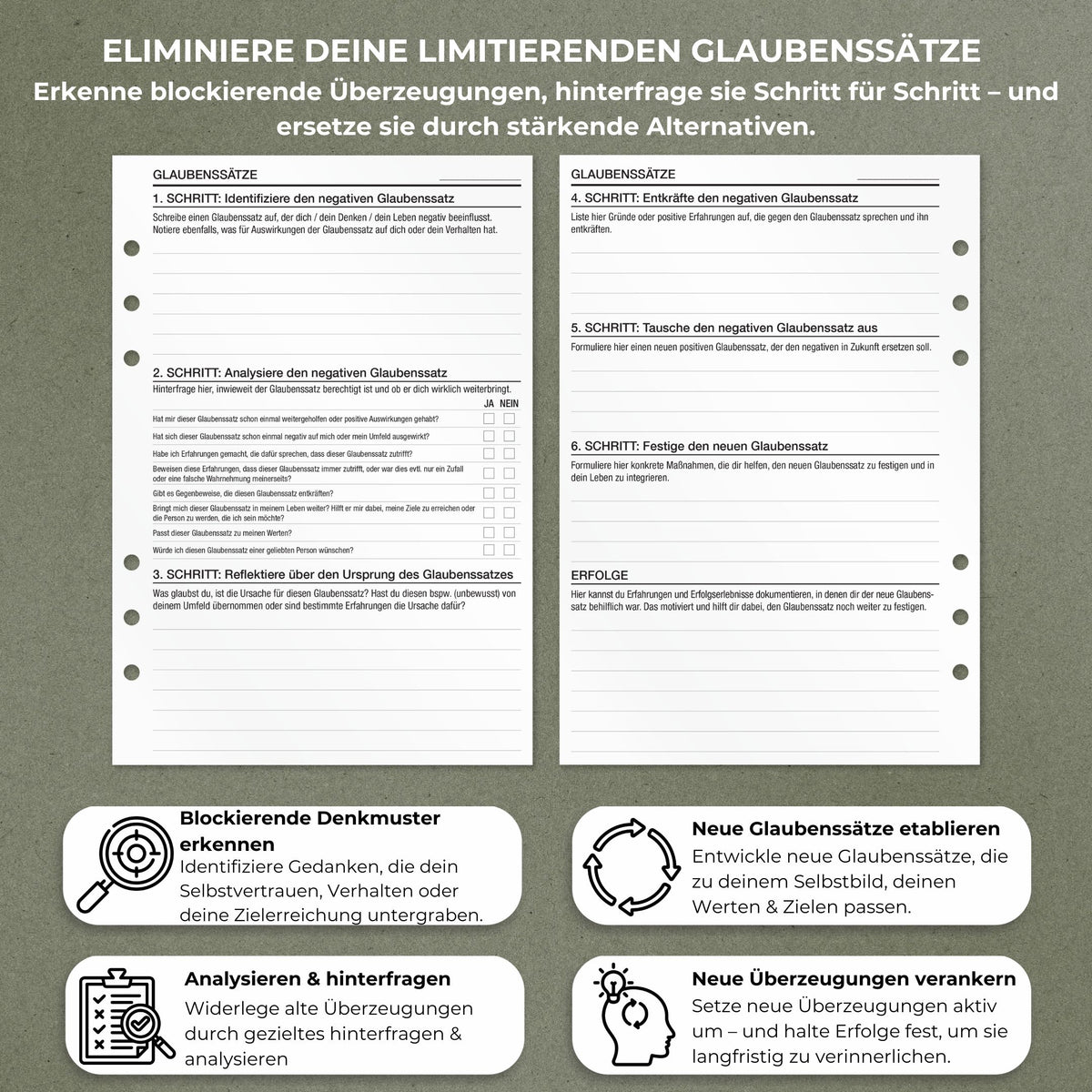 Reflexion - Einlagen (Deutsch)