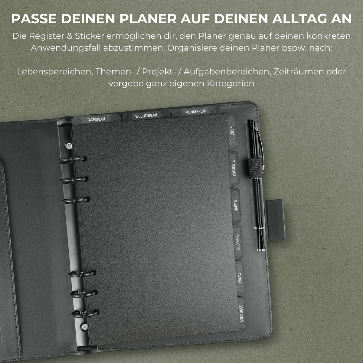 Register-Set (inkl. Sticker)