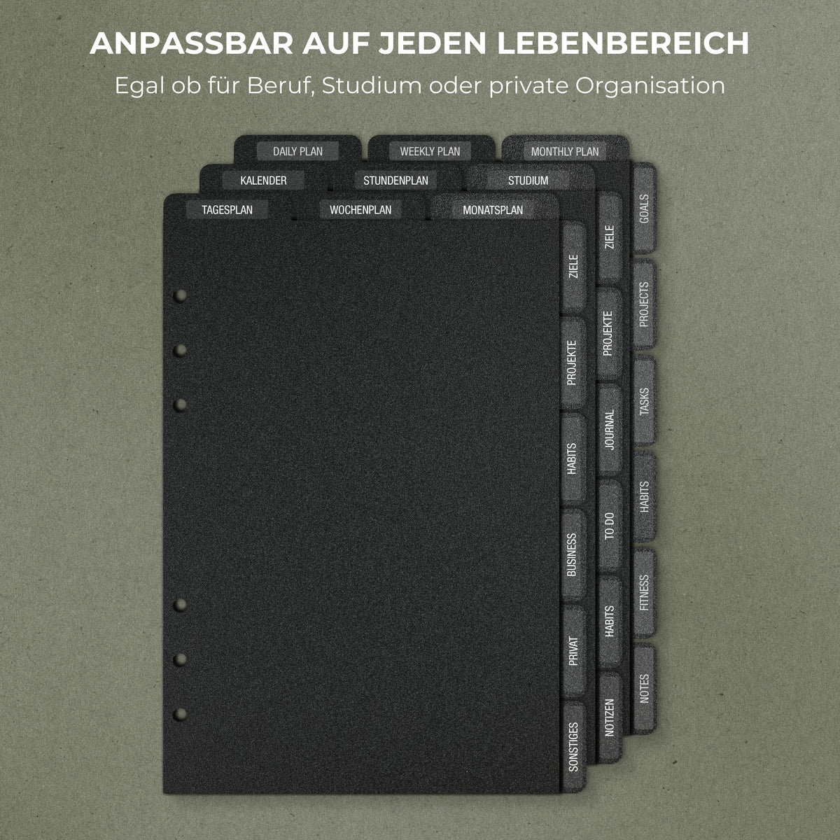 Register-Set (inkl. Sticker)