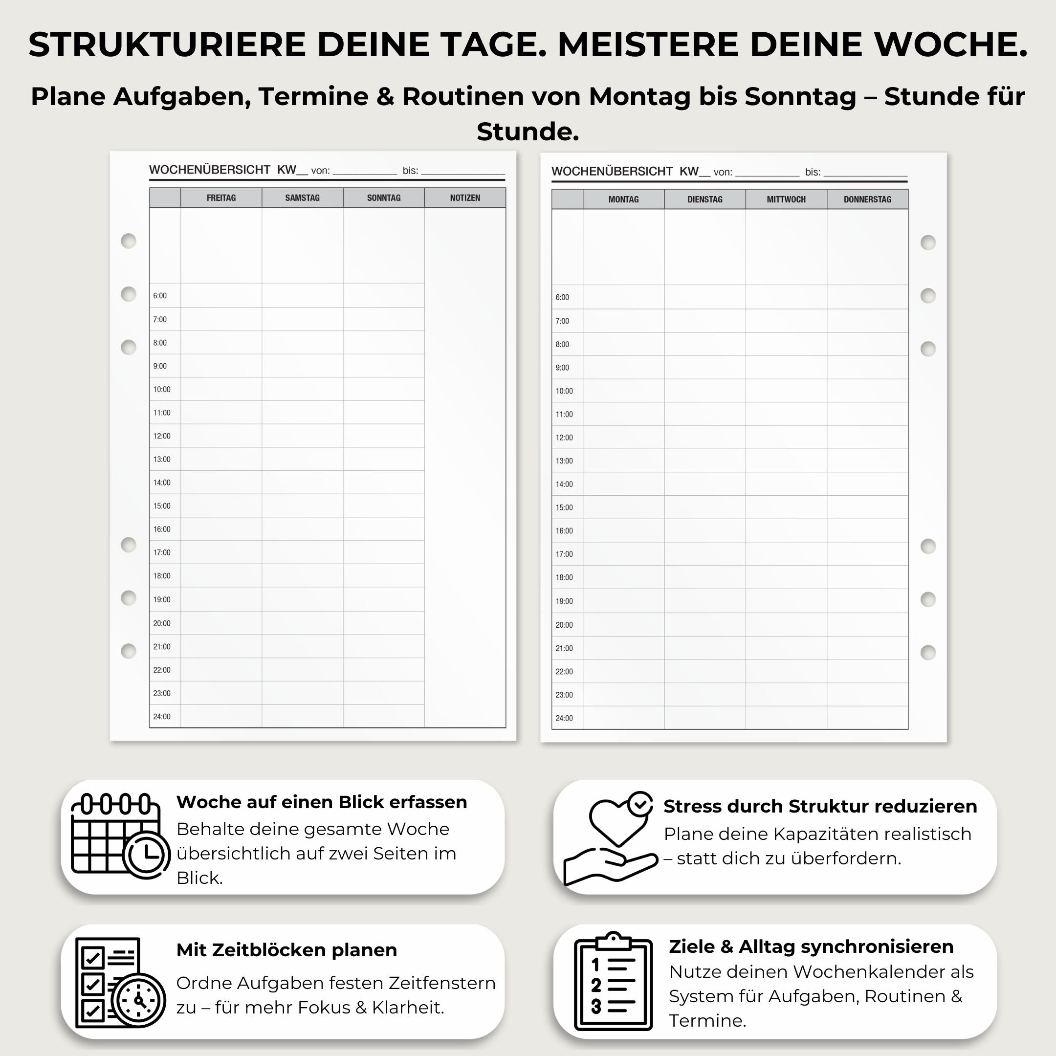 Einlagen-Bundle: 3 Monate Planung