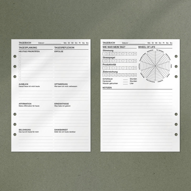 A5 Notepad - Journal / Tagebuch