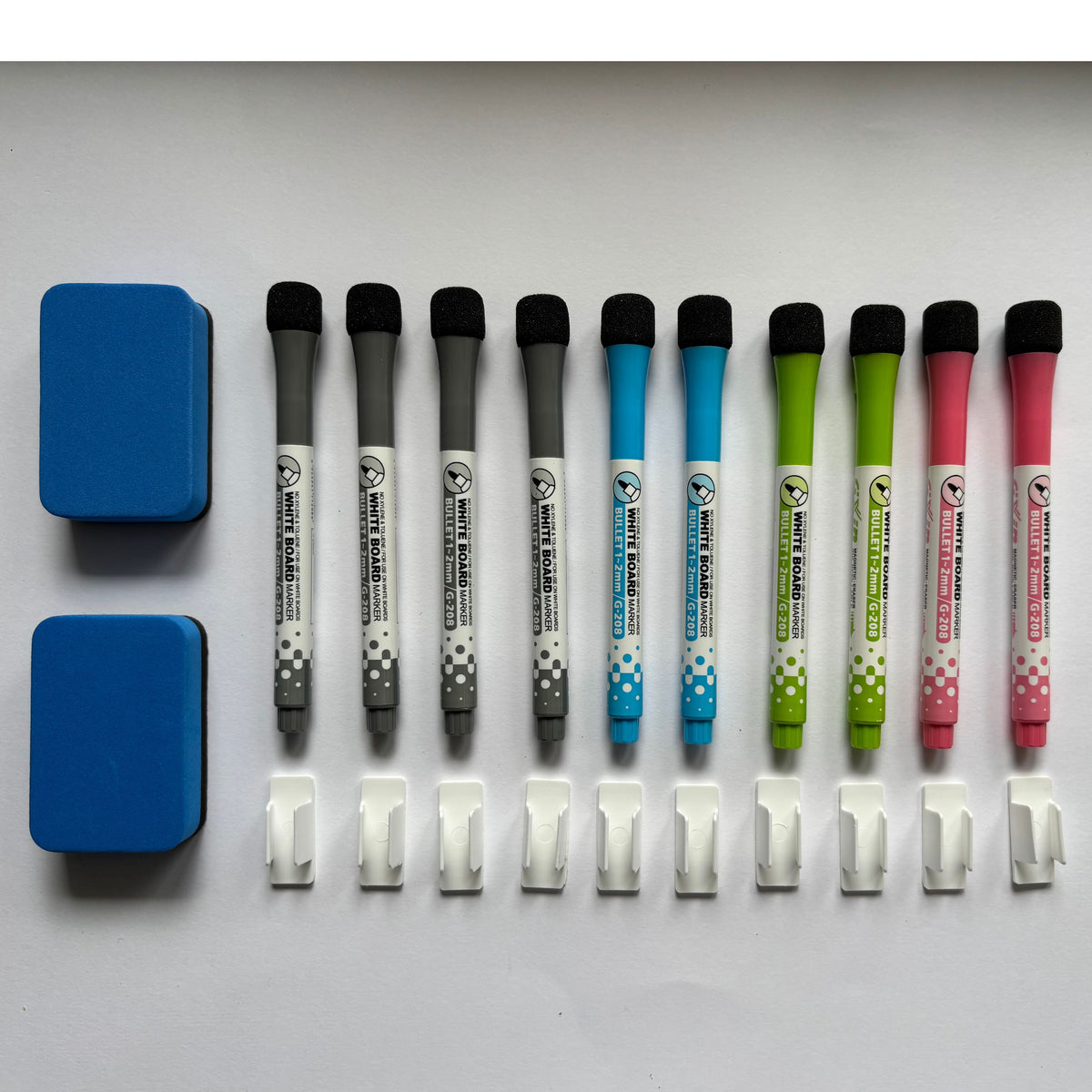 Zubehör-Set - Whiteboard-Marker, Stifthalter & Radierer