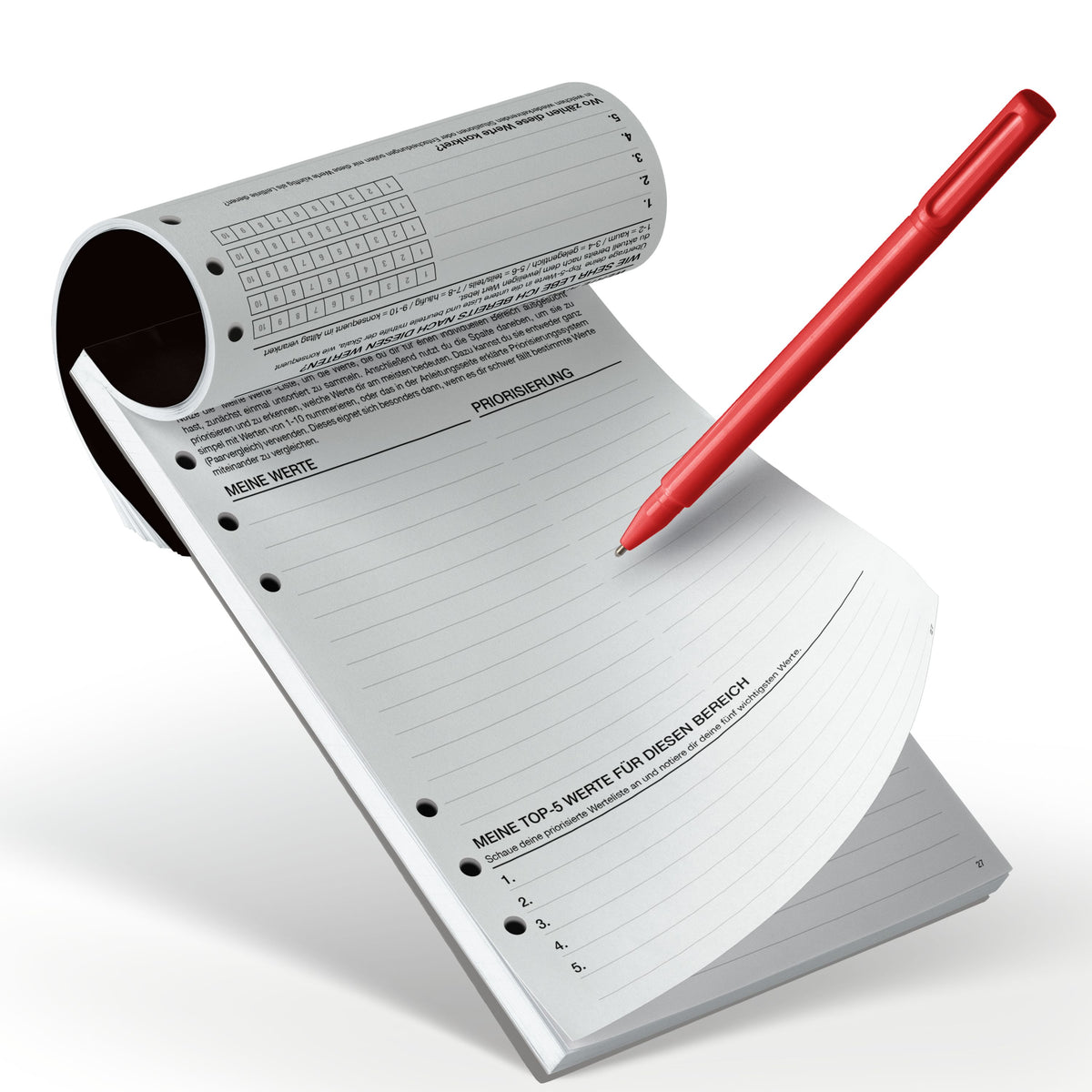 A5 Notepad - Werte & Glaubenssätze