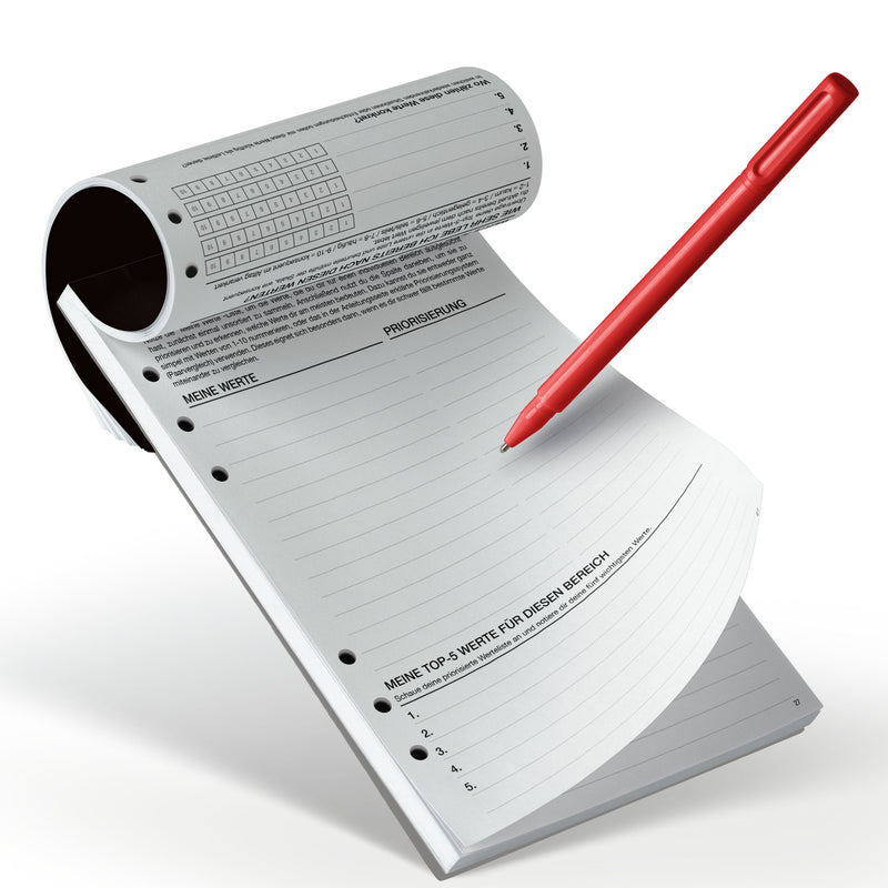A5 Notepad - Werte & Glaubenssätze