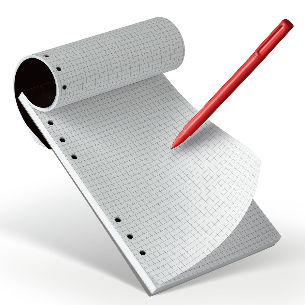 A5 Notepad - Kariert