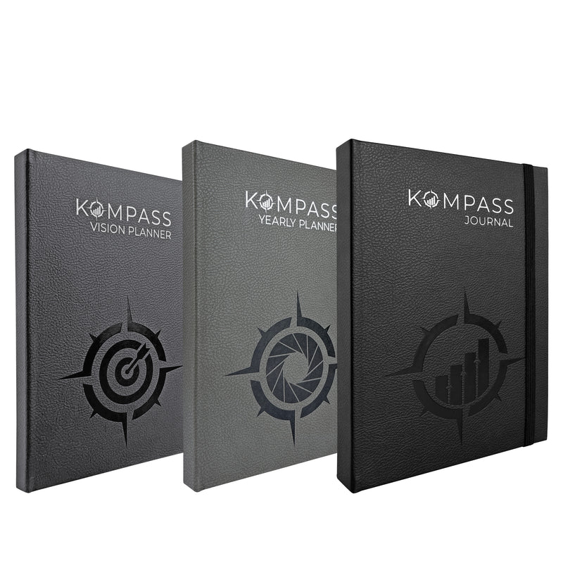 Journal Bundle - 1 x JOURNAL, 1 x VISION PLANNER, 1 x YEARLY PLANNER