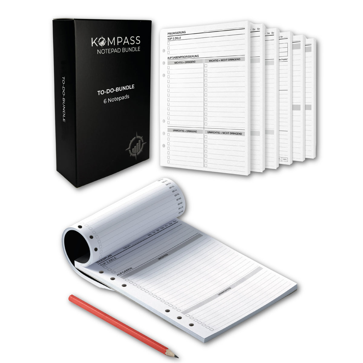 A5 Notepads - To-Do-Bundle (6 Notepads)