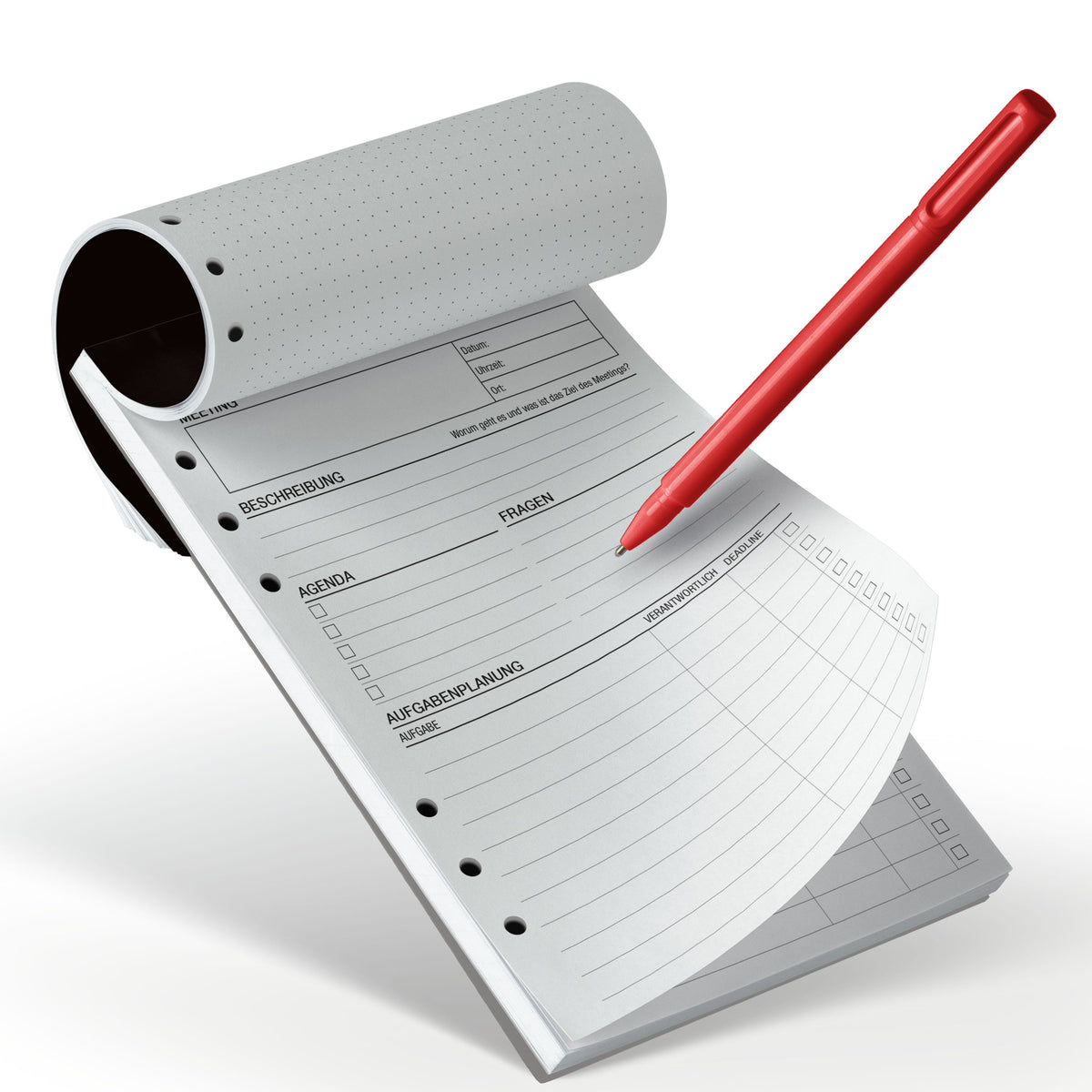 A5 Notepad - Meeting Notizen