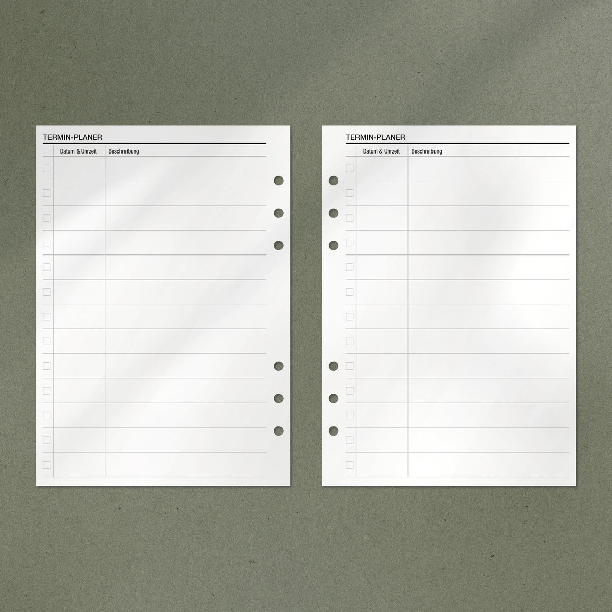 A5 Notepad - Terminplaner