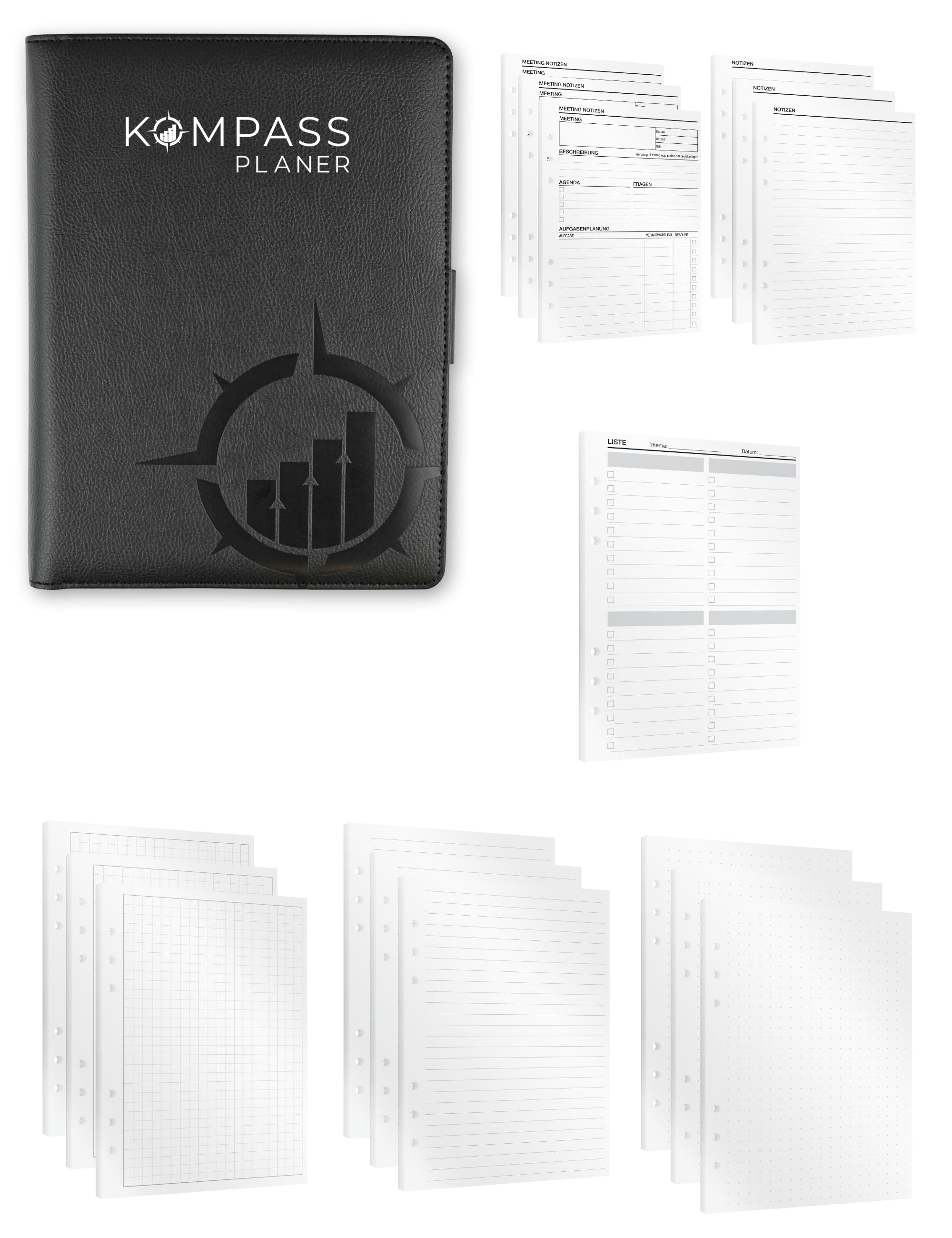 Ringbuchplaner - Notiz-Set