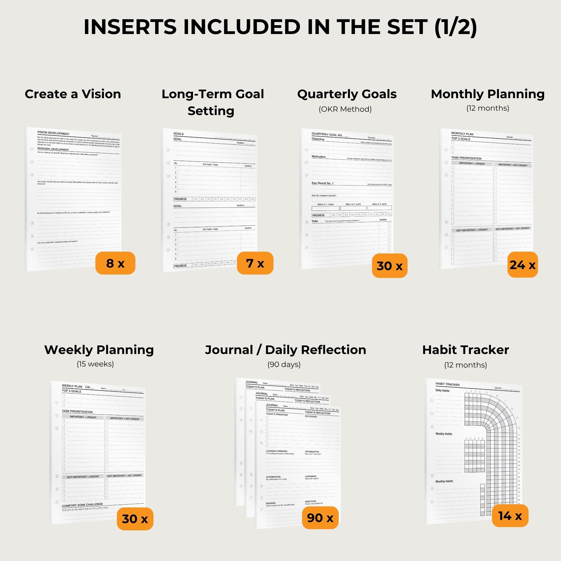 Ring Binder - Journaling Set (English)