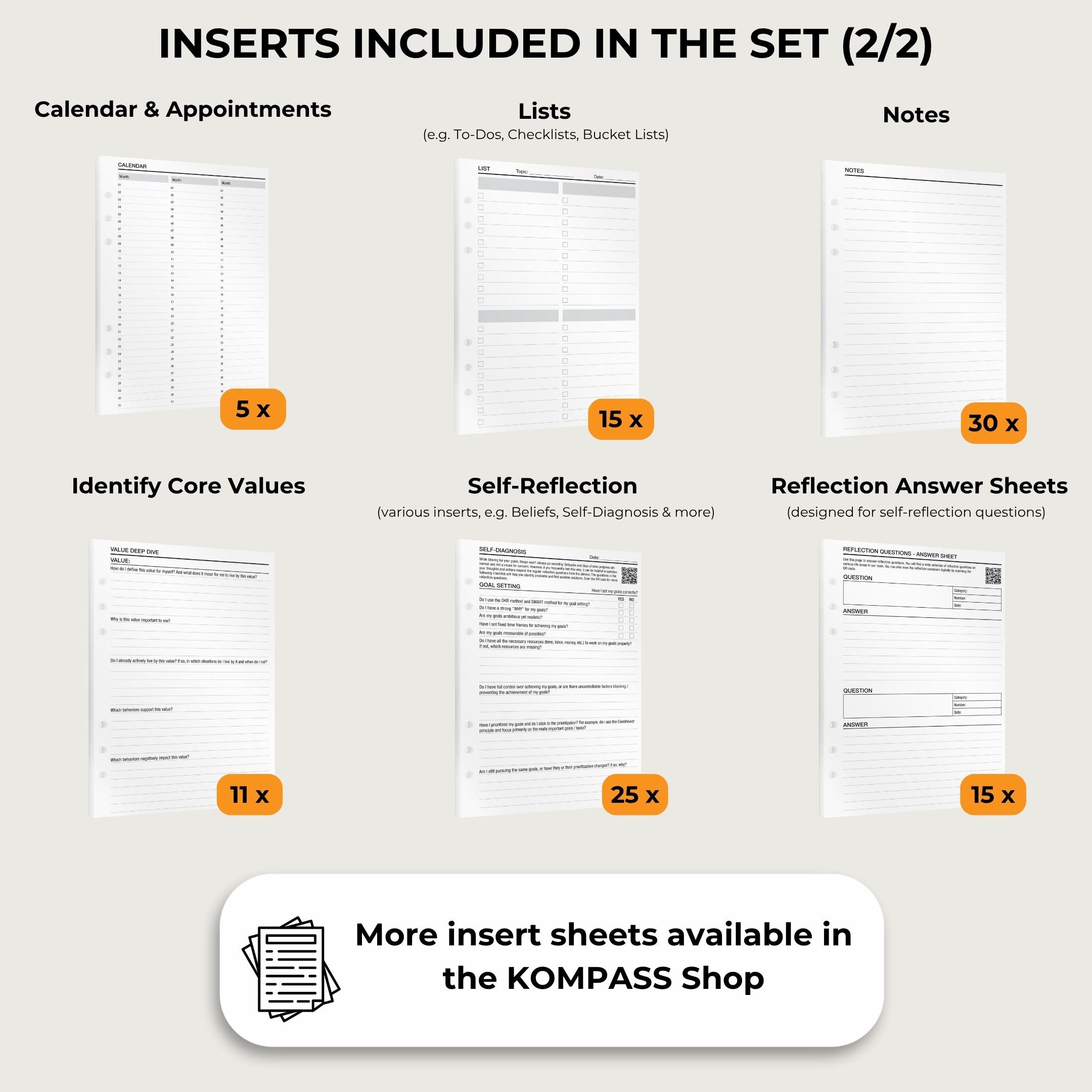 Ring Binder - Journaling Set (English)
