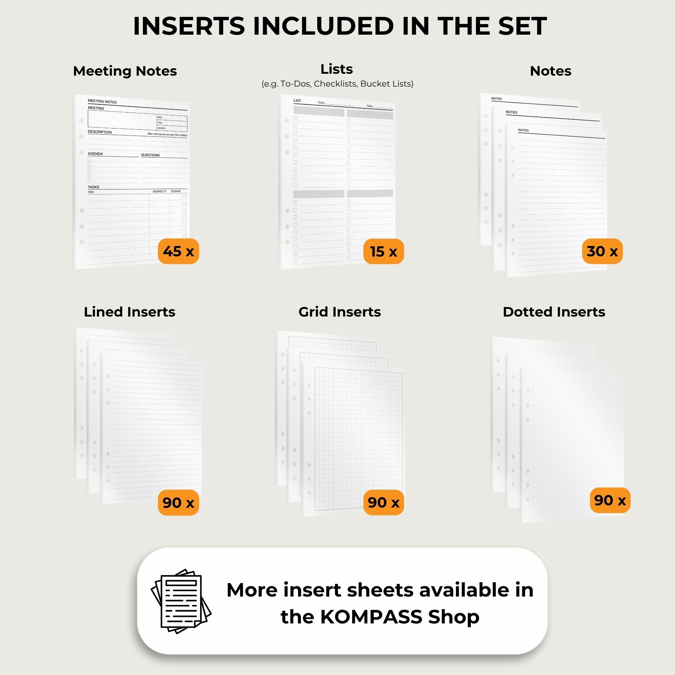 Ring Binder - Notes Set (English)