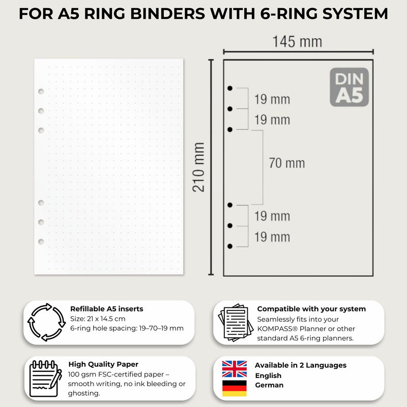 Quarterly Objectives - Insert Sheets (English)
