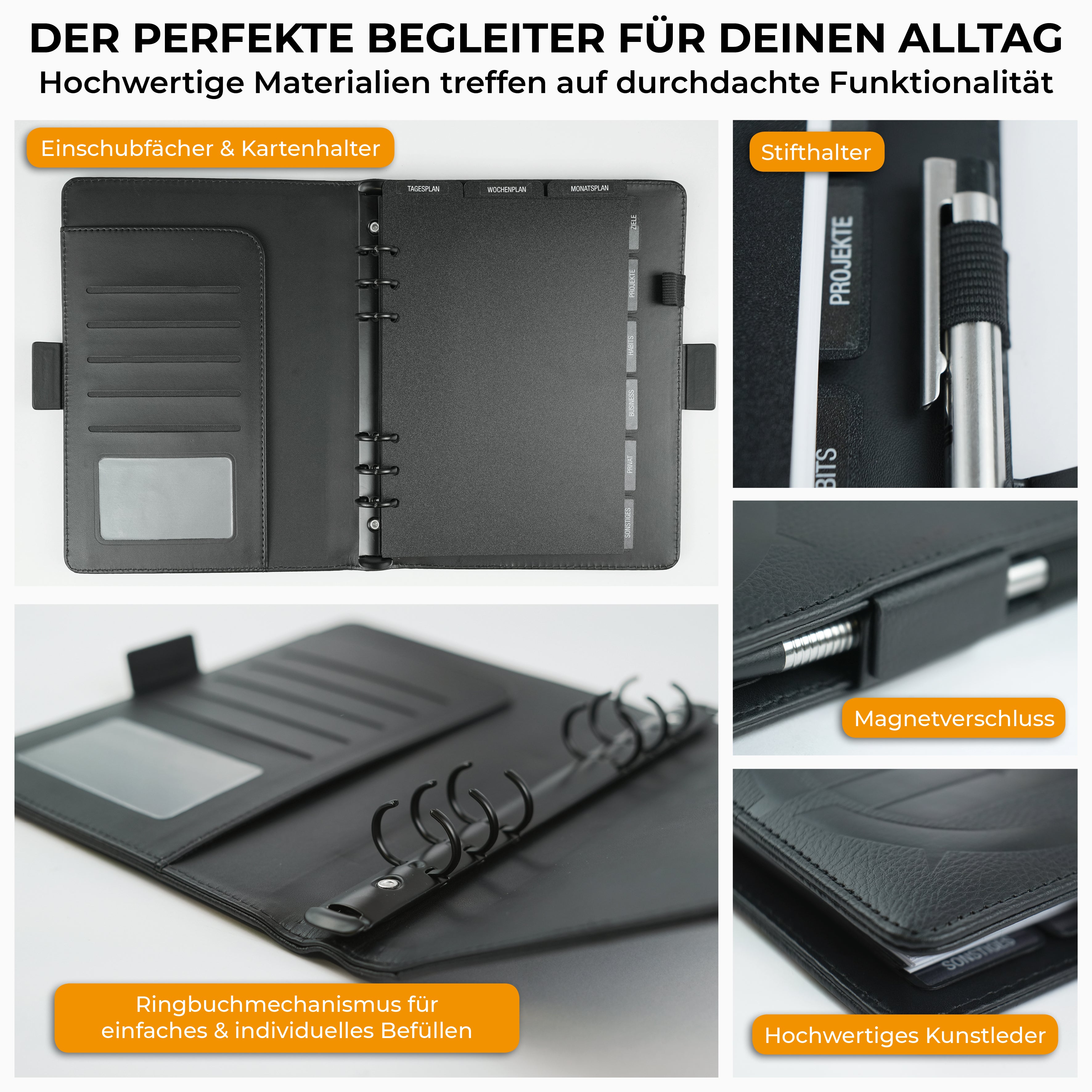 Ringbuchplaner - Journaling-Set