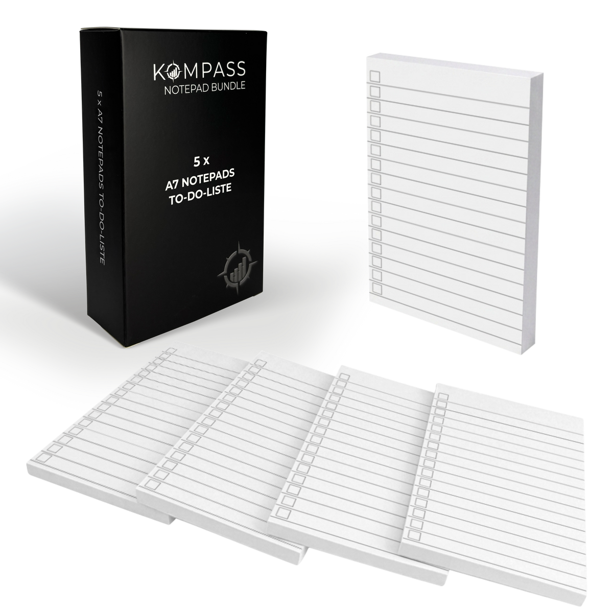 A7 Notepads - To-Do-Liste - 5 Stk