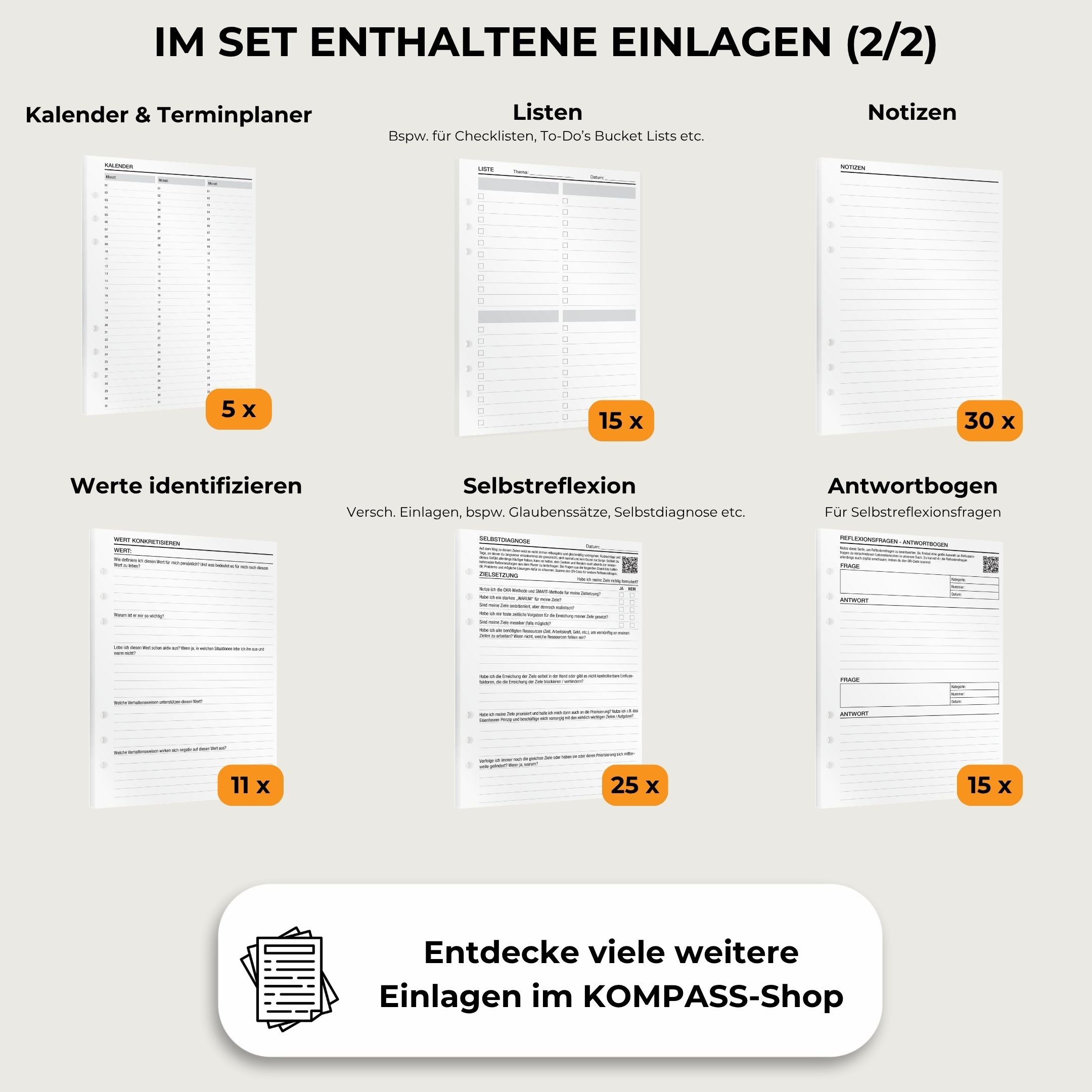 Ringbuchplaner - Journaling-Set