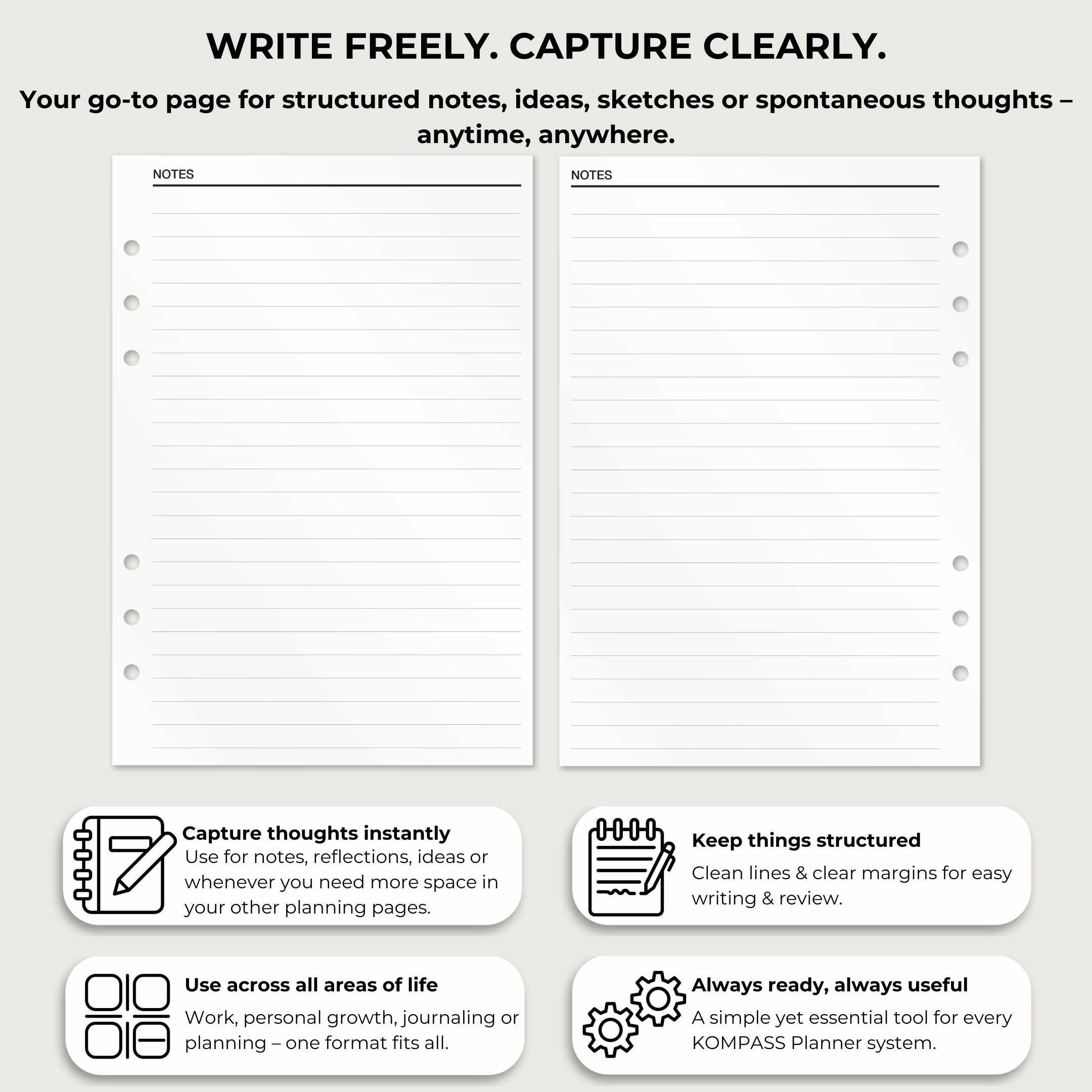 Refill Bundle - Notes (English)