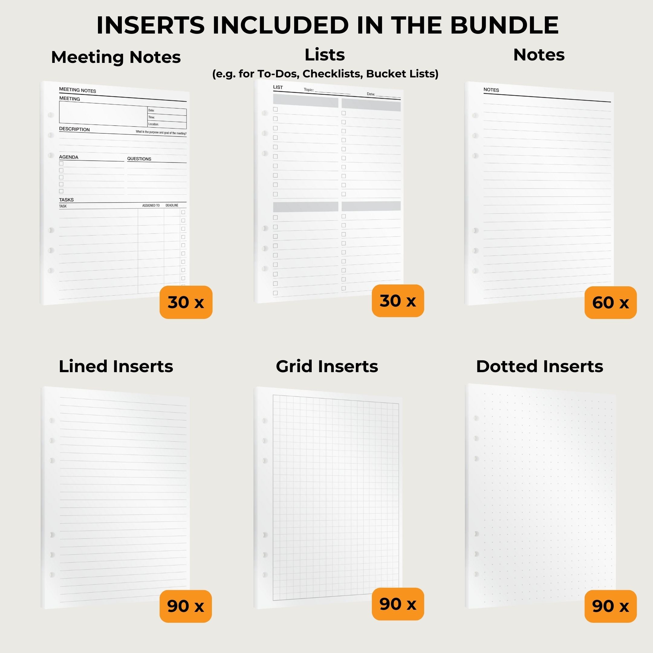 Refill Bundle - Notes (English)