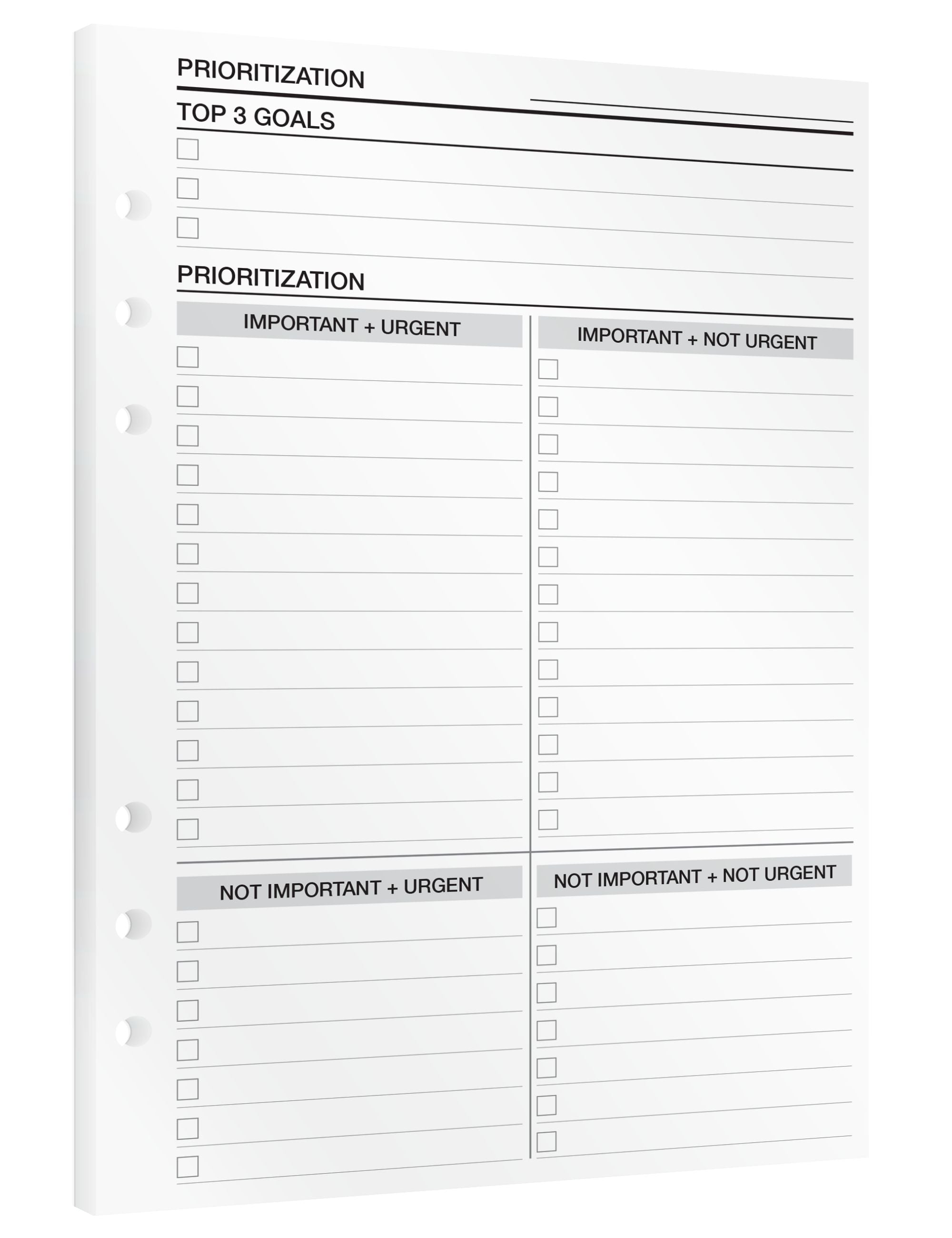 Prioritization - Insert Sheets (English)