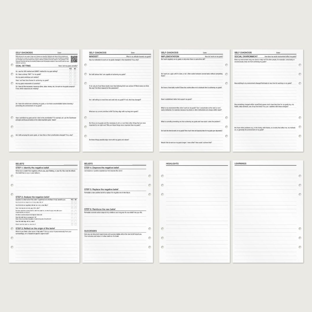 Reflection - Insert Sheets (English)