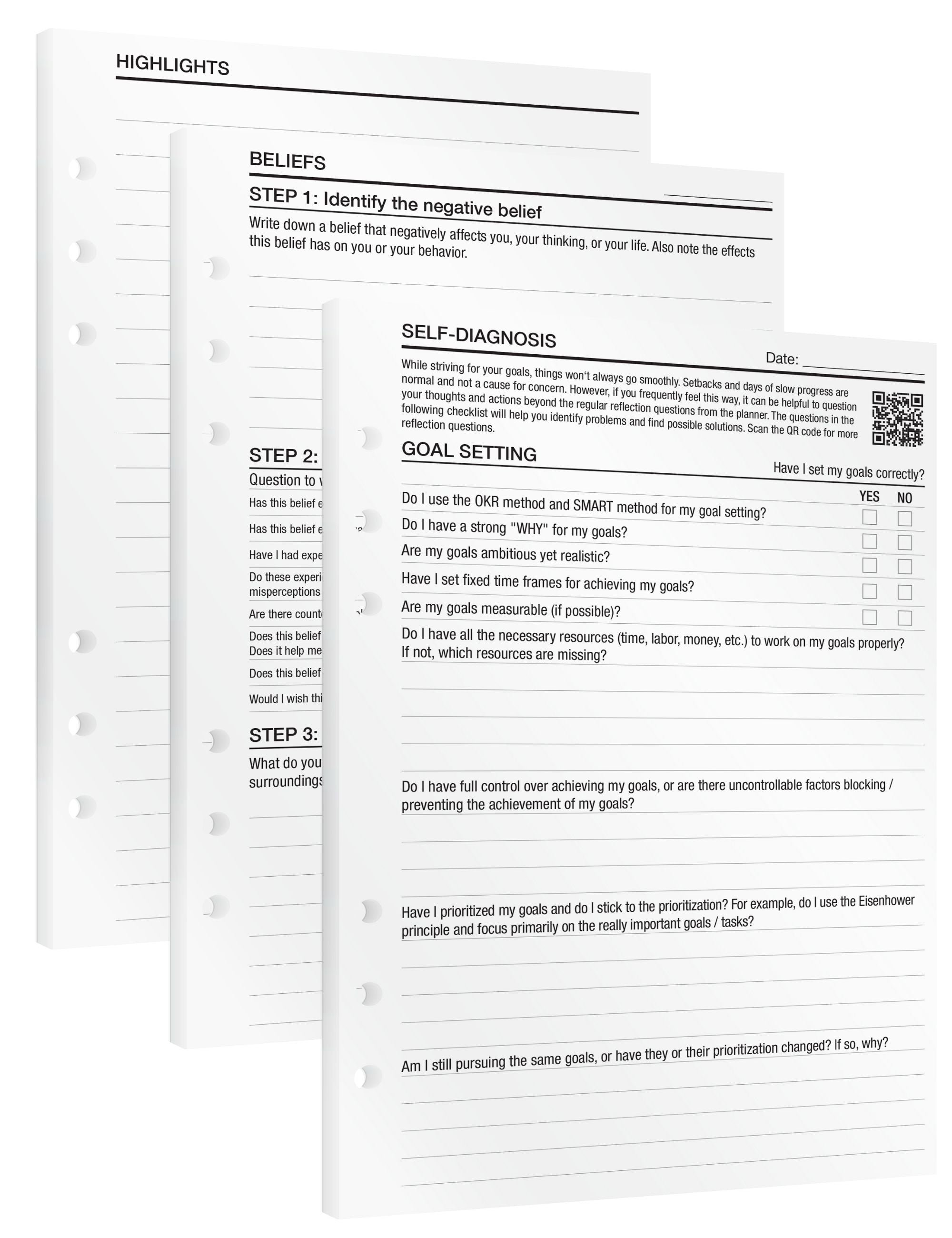 Reflection - Insert Sheets (English)