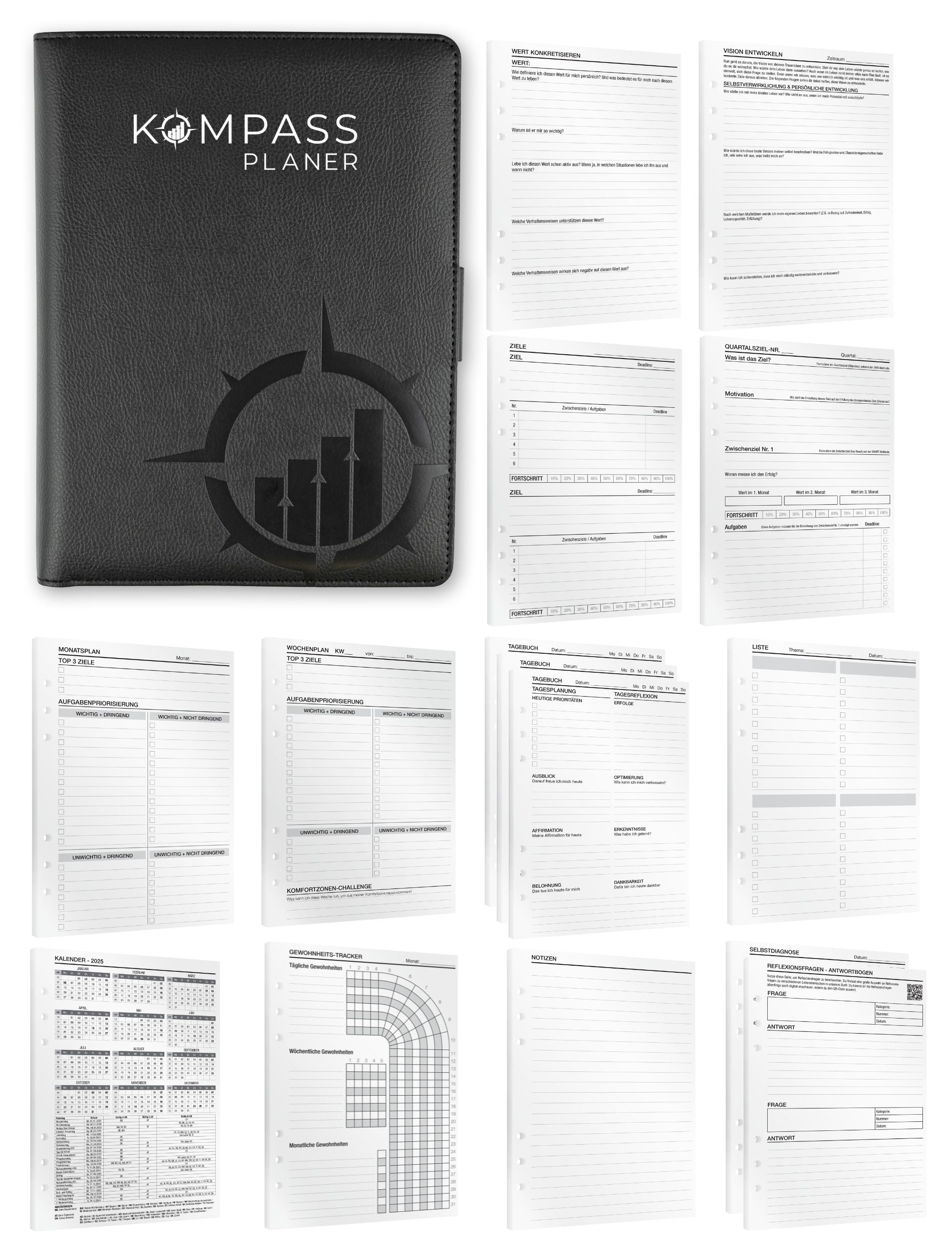 Ringbuchplaner - Journaling-Set