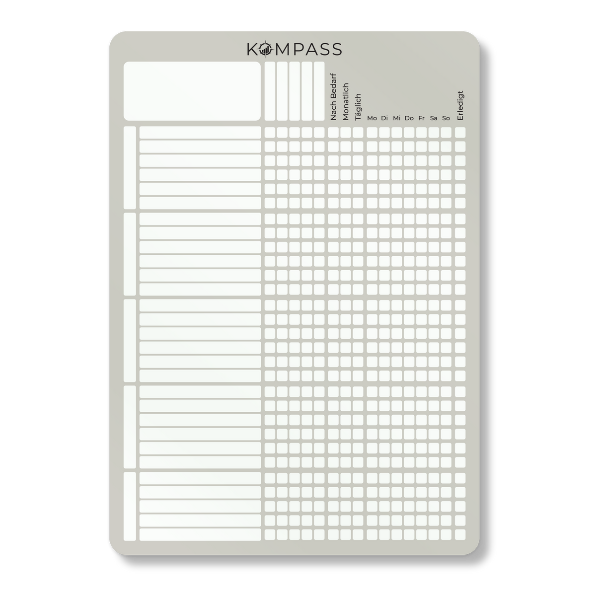 STICKY PLANNER - Haushaltsplaner / Aufgabenplaner - A4 - 21 x 30 cm