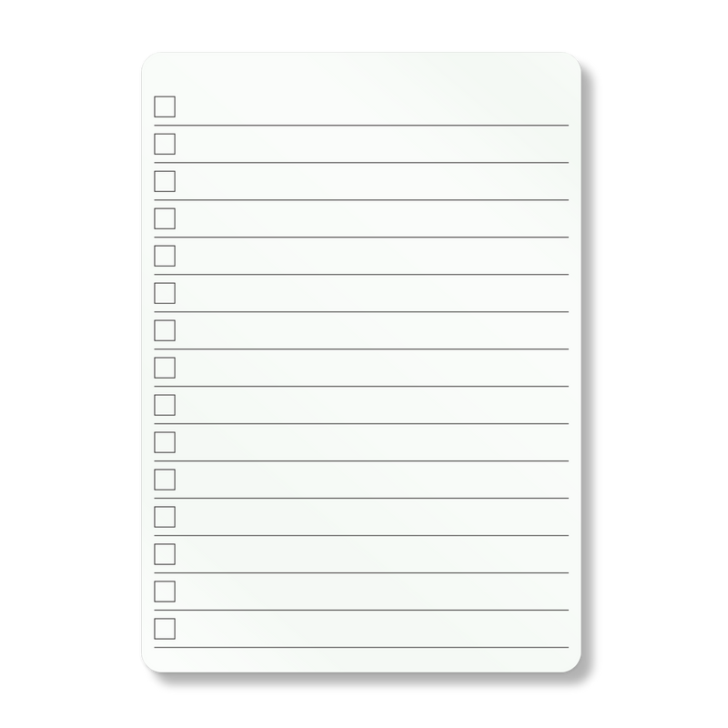 STICKY PLANNER - To-Do-Liste - A6 - 10 x 15 cm