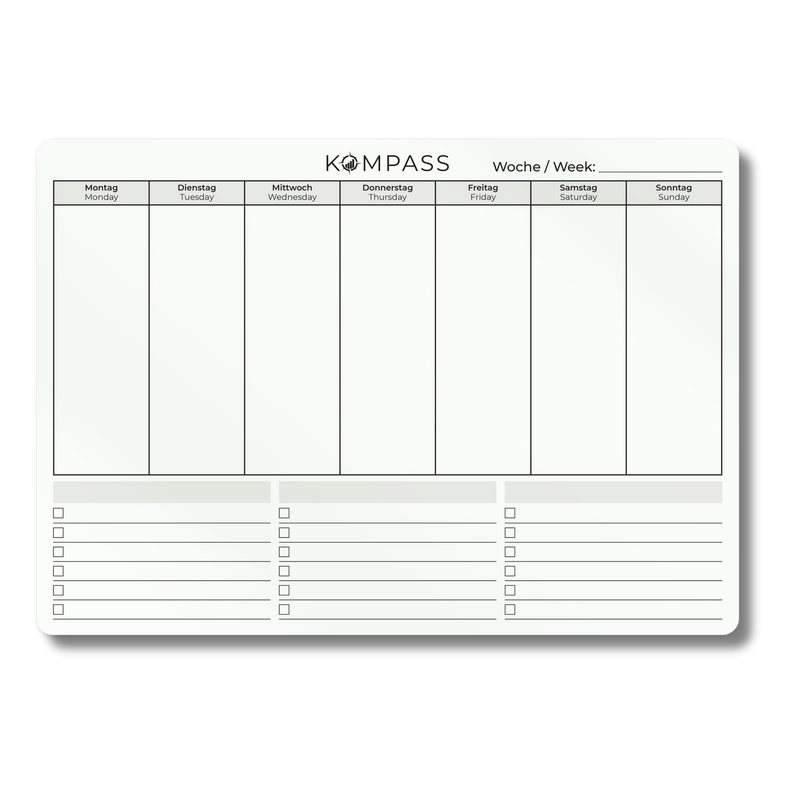 STICKY PLANNER - Wochenplaner - A3 - 30 x 42 cm