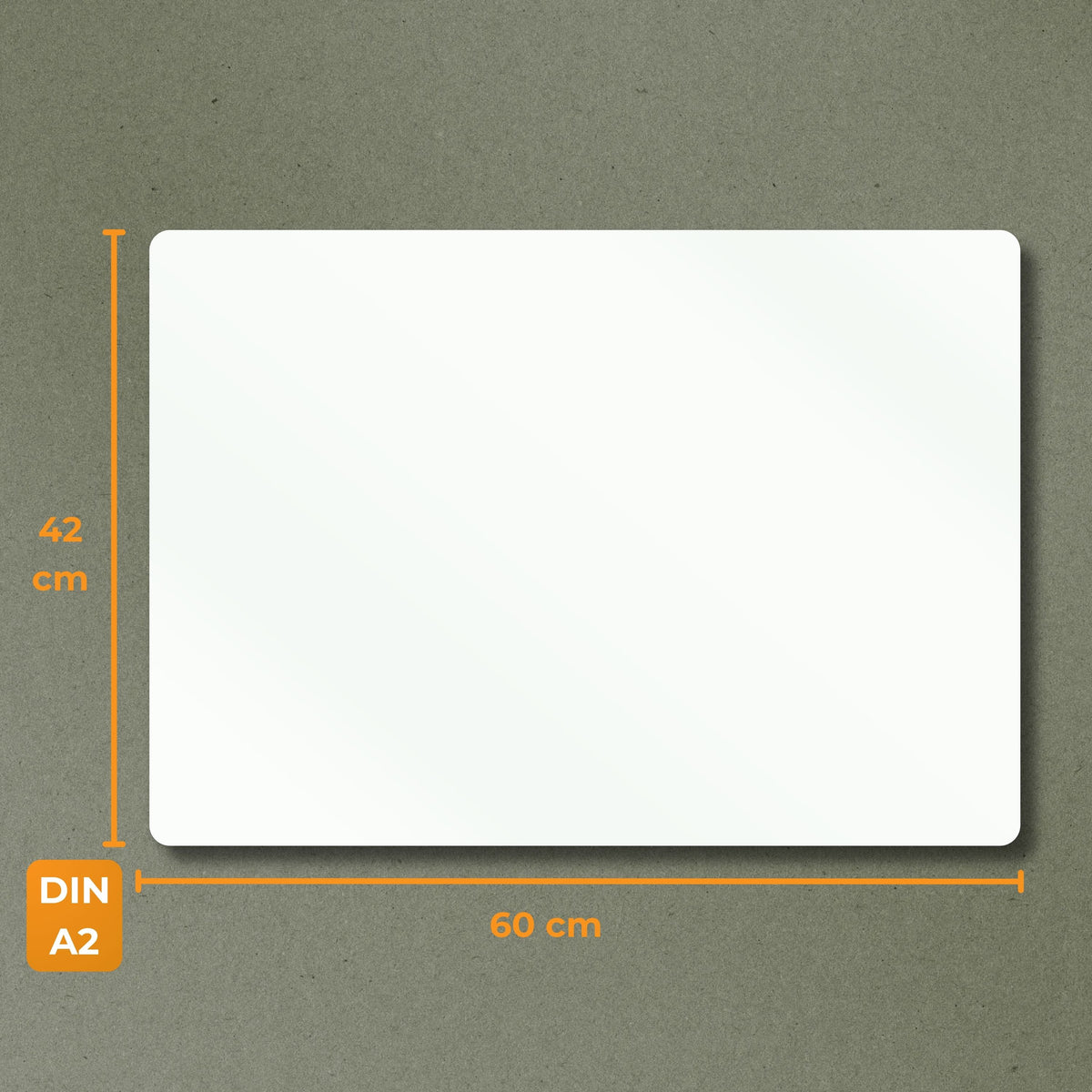 Whiteboard - A2 - 42 x 60 cm inkl. Zubehör-Set