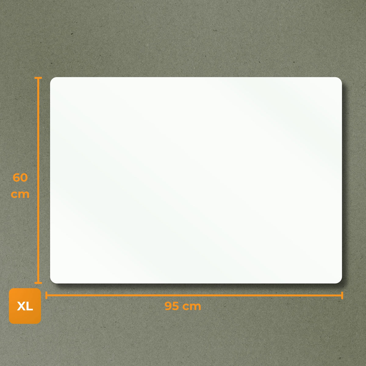 Whiteboard - XL - 95 x 60 cm - inkl. Zubehör-Set