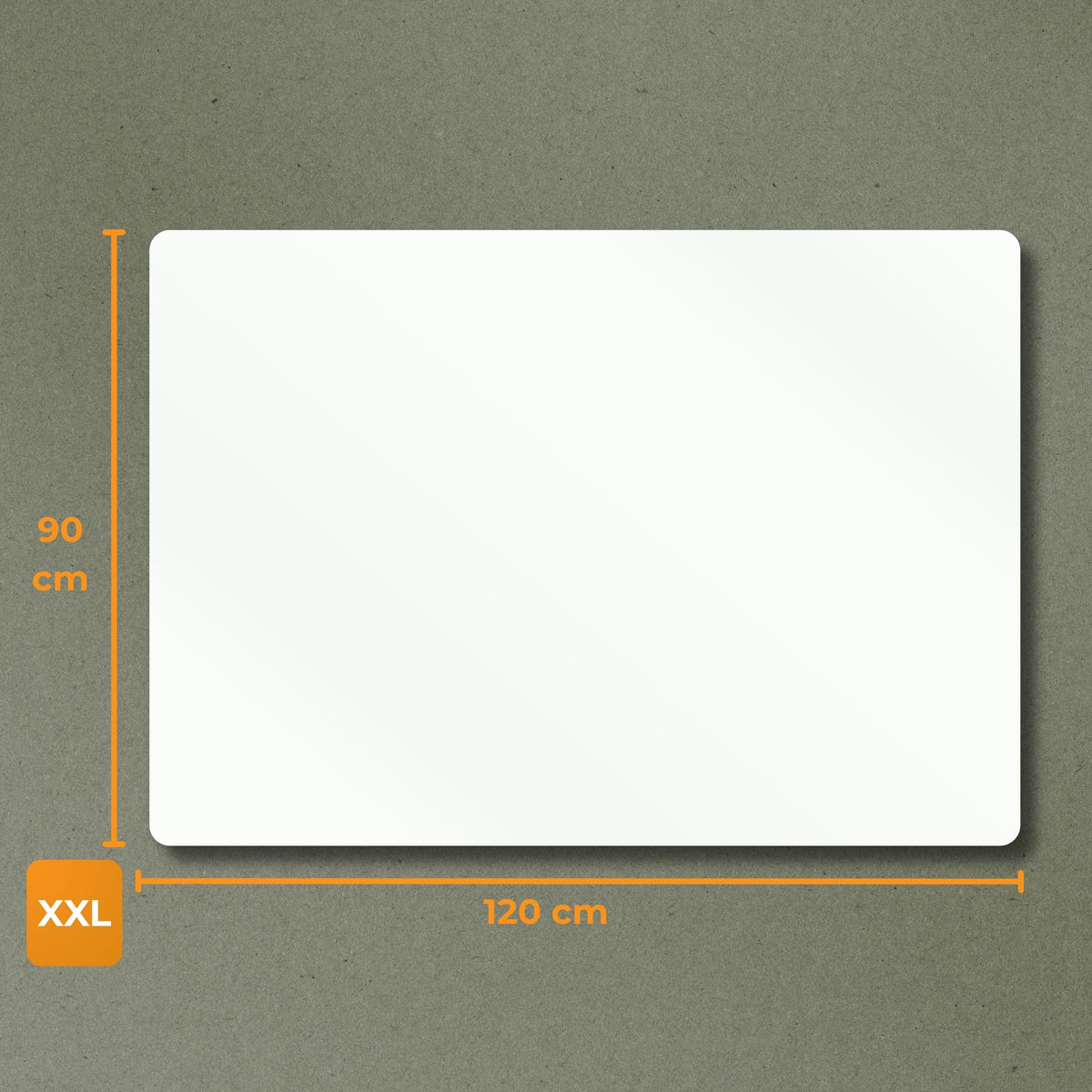 Whiteboard - XXL - 90 x 120 cm - inkl. Zubehör-Set