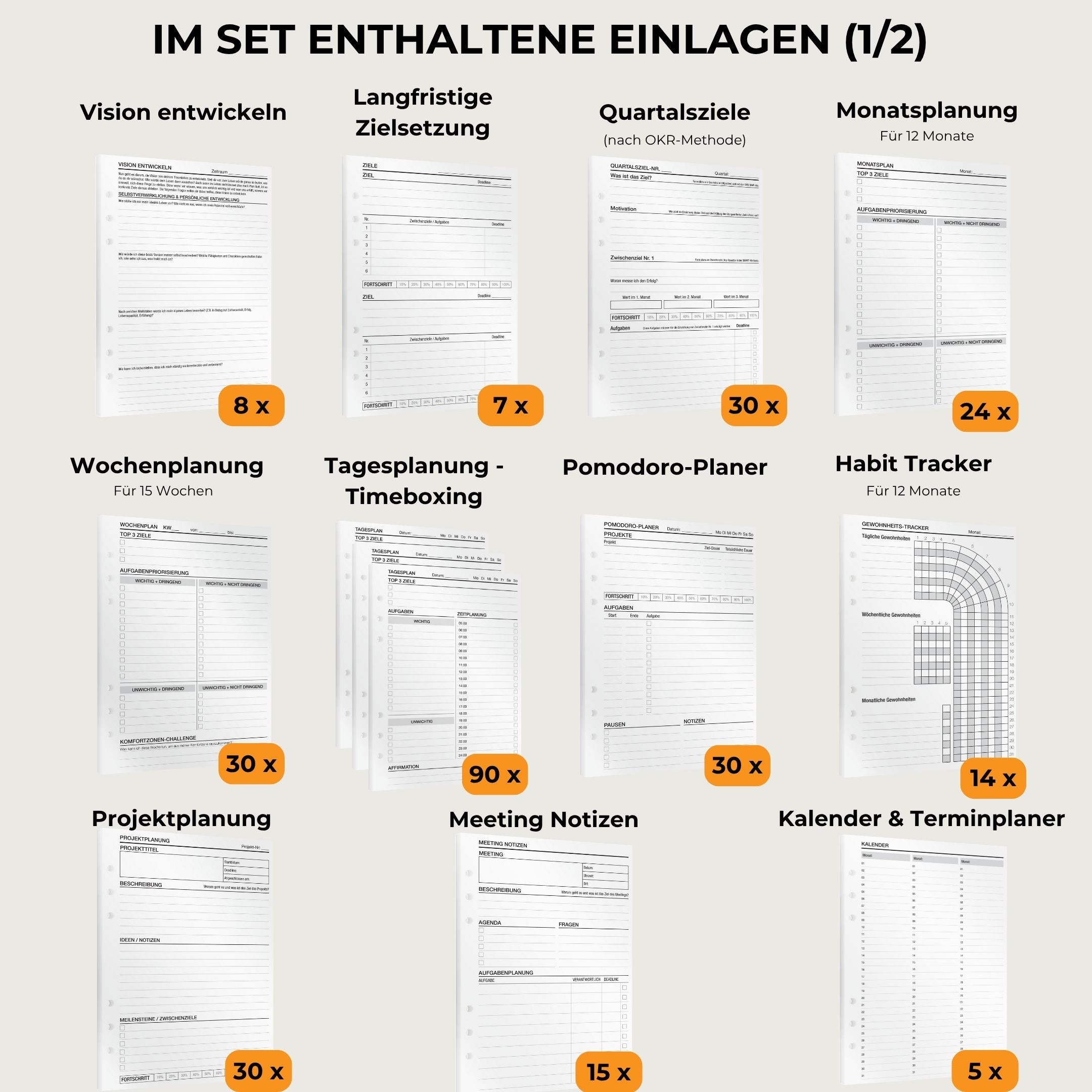 Ringbuchplaner - Starter-Set