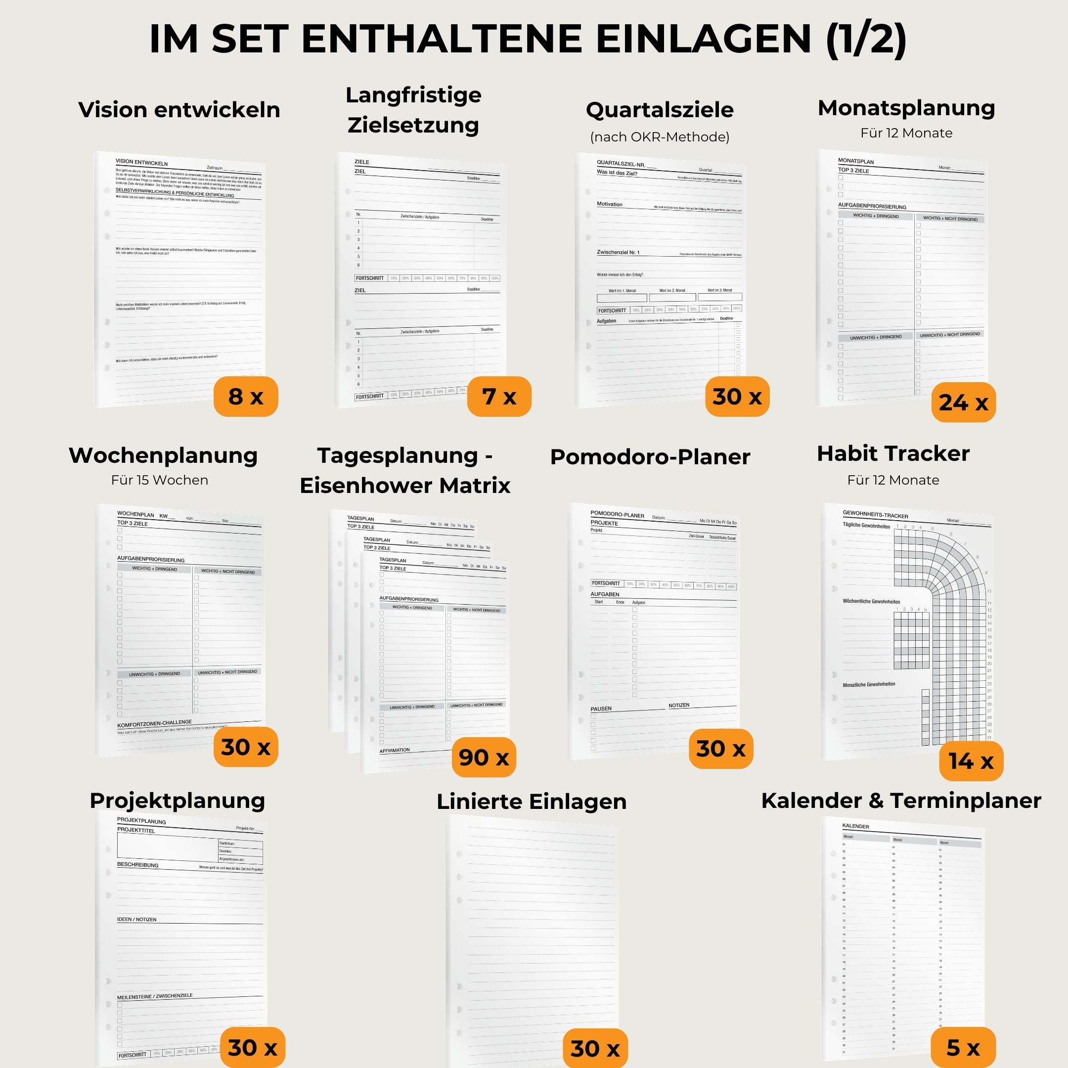 Ringbuchplaner - Starter-Set