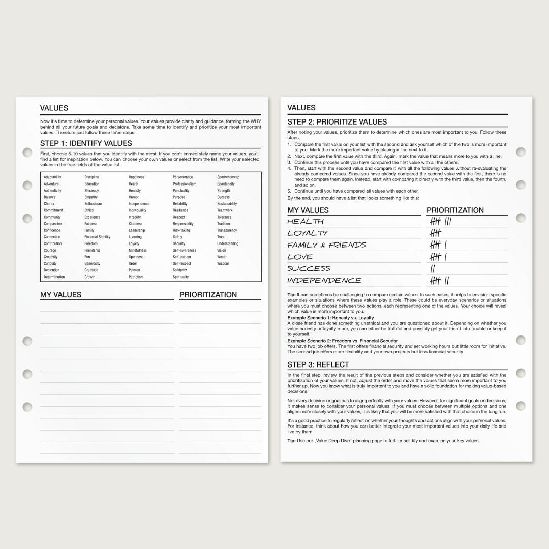 Values - Insert Sheets (English)